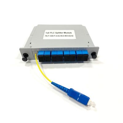 satın al 1x8 Fiber Optic Splitter Module Ideal for Passive Optical Networks and Signal Distribution in Telecommunication Systems Çevrimiçi üretim