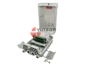 satın al 16 Limanlar Kutup Dağı Fiber Optik Kablo Kutusu IP66 FTTH Nap Caja Terminali Gri Çevrimiçi üretim