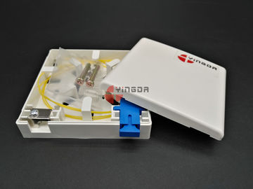 satın al 1 Port PP Ftth Fiber Optik Sonlandırma Kutusu SC UPC Soket Paneli Ile Metal Kablo Kelepçesi Çevrimiçi üretim