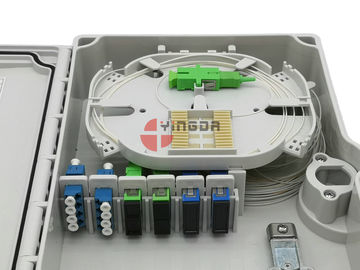 satın al 24 Çekirdek 3 Bağlantı Noktalı Fiber Optik Kablo Bağlantı Kutusu Muhafaza IP65 GP62DW-3 Ekleme Tepsili Çevrimiçi üretim