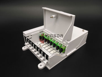 satın al Tek Modlu Fiber Optik Dağıtım Kutusu FTTH SC Konnektörleri 1 * 8 Optik Splitter 900um Çevrimiçi üretim