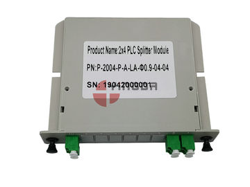 satın al Plastik 2x4 Fiber PLC Splitter LGX Kaset, LC / APC Dubleks Fiber Optik Konnektörlü Modüler Çevrimiçi üretim