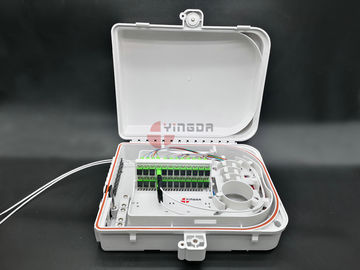satın al SC Adaptörleri / Pigtails ile 24 Portlu Fiber Optik Dağıtım Kutusu Kutup Bağlantısı Çevrimiçi üretim
