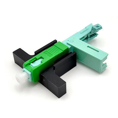 satın al 5G 0.2dB Seramik C-Groove Fiber Optik Sonlandırılmış Sahada Takılabilir SC APC Konektörü 2 * 3mm Bırak Kablo Çevrimiçi üretim
