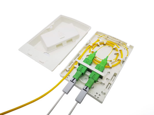 satın al CATV FTTH FAT IP30 2 Portlu Fiber Sonlandırma Kutusu Duvar Montajı Çevrimiçi üretim