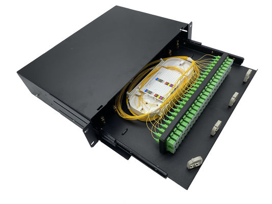 satın al E2000 SC 48 Bağlantı Noktalı ODF 480mm Fiber Optik Yama Paneli Çevrimiçi üretim