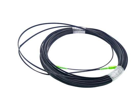 satın al FTTH SC Yama Kablosu Kendinden destekli 3 Çelik Tel Bırakma Kablosu 2x5mm G657A1 Siyah Dış Mekan Çevrimiçi üretim