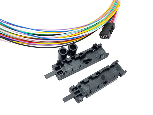 satın al Şerit Fiber Optik Koparma 4 6 12 Çekirdek Fan Çıkışı Kiti 0.9mm Tampon Tüpü 2 Mts 6 Feet Çevrimiçi üretim