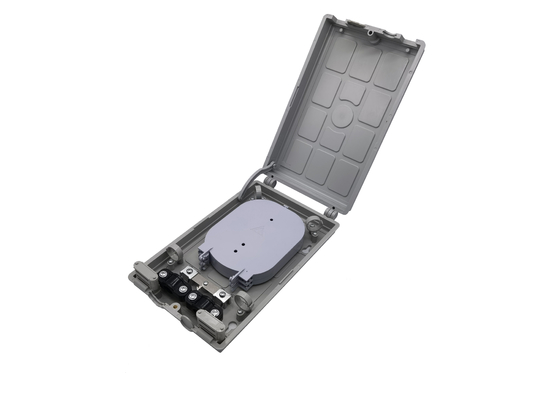 satın al İç Mekan IP54 12 Portlu Çıkış Plastik Fiber Optik Sonlandırma Kutusu Fusion Splice MiniI Kapatma Çevrimiçi üretim