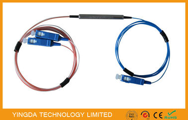 satın al 1 x 2 Pon Fiber Optik Plc Splitter Coupler, Fused Fbt Coupler 1310nm 1550nm Çift Pencere 50% / 50% Çevrimiçi üretim