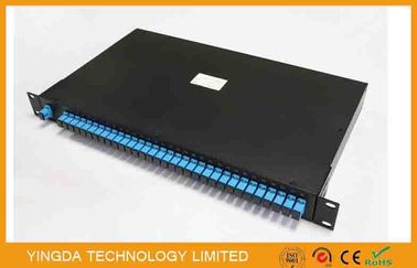 satın al Raf Montaj 19 "1 * 32 Fiber Optik PLC Ayrıştırıcı, Planar Lightwave Devre Dağıtıcı Çevrimiçi üretim