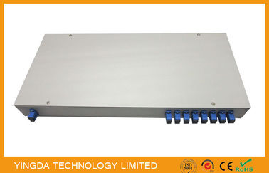 satın al ODM Fiber Optik PLC Splitter in 19 inç Rack Patch Panel 1u Sc / Apc Sonlandırılmış Raf Montaj Çevrimiçi üretim
