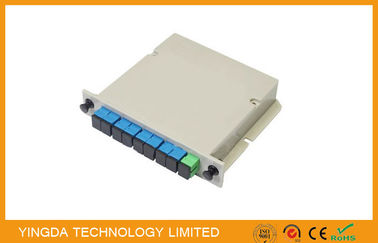 satın al ISO Fiber Optik PLC Bölücü Kaset SC Konnektörlü, 1 Yuvalı Yüklü LGX Optik Bölücü Çevrimiçi üretim
