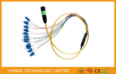 satın al Simpleks Fiber Kablo, MPO / MTP - LC Harness Patch Kablo Kablosu 0.9mm SM Çevrimiçi üretim