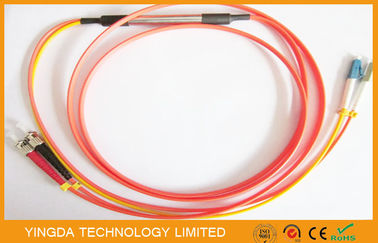 satın al Mod Şartlandırma Çift Yönlü Fiber Optik Yama Kablosu (50 / 125um) - LC (teçhizat) FC (bitki) Çevrimiçi üretim