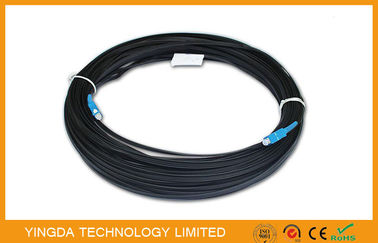 satın al 1 Çekirdek Kendinden Destekli FTTH Yama Kablosu SC - SC Fiber Optik Damla Kablosu Siyah FRP LSZH Çevrimiçi üretim