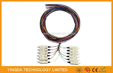 satın al 850 ve 1300nm Fiber Optik Pigtail SC MM 50 / 125um 12 Pigtail LSZH Multimode 3M Çevrimiçi üretim