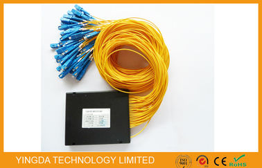 satın al CATV EPOM Fiber Optik PLC splitter Sc 2mm, Ftth 1x64 Kuplaj Splitter Box Çevrimiçi üretim
