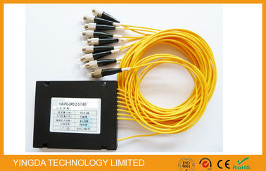 satın al 1x8 Fiber Optik PLC Splitter Modülü Abs Plastik Fttx Şebekesi / Optik Sinyal Dağıtımı İçin Çevrimiçi üretim