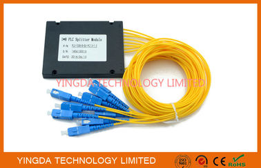 satın al GPON Tek Modlu Fiber Optic PLC Splitter 1x 8, PLC Splitter Modülü SC 1.5M Çevrimiçi üretim