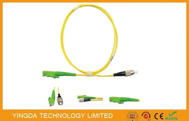 satın al E2000 / APC - FC / UPC SM SX 3.0mm 3M Fiber Optik Yama Kablosu Sarı LSZH Çevrimiçi üretim