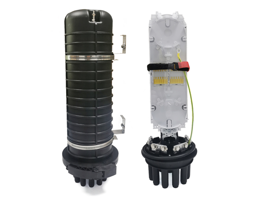 satın al 96 Çekirdek Dome IP68 1 Oval + 8 Yuvarlak Fiber Optik Ek Kablo Kapatma Isıyla Daralan Sızdırmazlık Çevrimiçi üretim