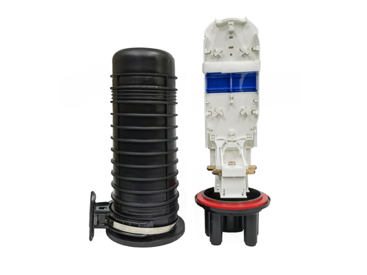 satın al PP 96 Fiberler Su Geçirmez Direğe Monte Fiber Optik Kablo Ek Kapatma 1 Oval + 4 Yuvarlak Bağlantı Noktası Çevrimiçi üretim