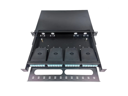 satın al Veri Merkezi Yüksek Yoğunluklu Ağ için 96 Fiber MPO MTP Fiber Patch Panel Muhafazası Çevrimiçi üretim