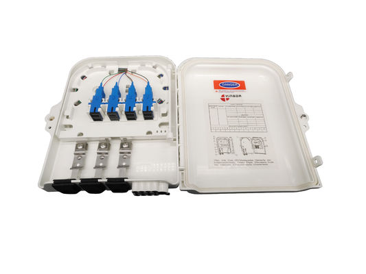 YINGDA Dış Duvar Montajı 1 ila 8 PLC Splitter Fiber Optic Kutusu IP65, 3In 8Out Dağıtım Kutusu