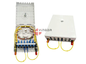 24 Cores Fiber Optic Termination Box 2 Ports At Both Side In Front