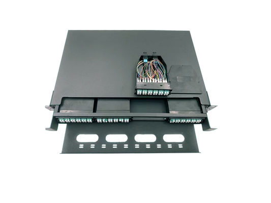YINGDA MPO patch panel 96fibrs yüksek yoğunluklu fiber dağıtım ve veri merkezlerinde büyük alan yönetimi için