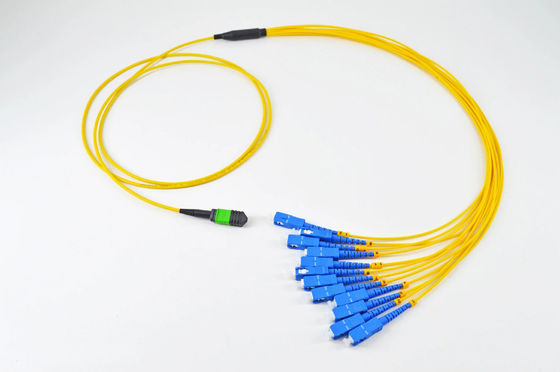 Hızlı veri aktarımı için yüksek yoğunluklu MPO MTP konektörü ile YINGDA Multi Core Fiber Optic Kablo