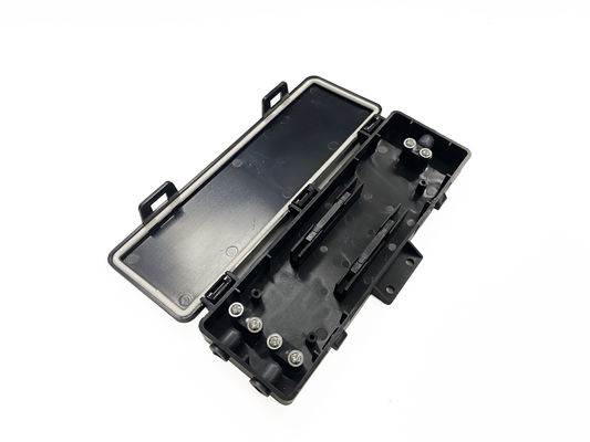 YINGDA 1In2Out 2Cores Fiber Optic Koruma Kutusu Mekanik Splicer için Siyah ABS Malzemesi