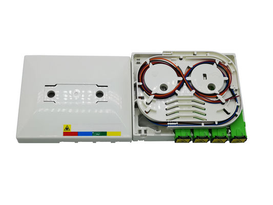 Kapalı DIN Demiryolu için Fiber Optic Pre-Termineed Outlet Kit PTO 4Port