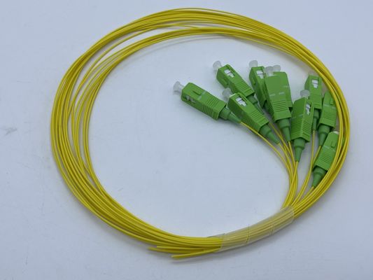 Yüksek Etkili SC APC Fiber Optic Pigtail 0.9mm Patch Panel Network için