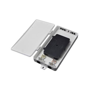 8 Port O Plastik Fiber Optic Termination Box Mini Fusion Splice Closure With Splice Tray For FTTH Indoor
