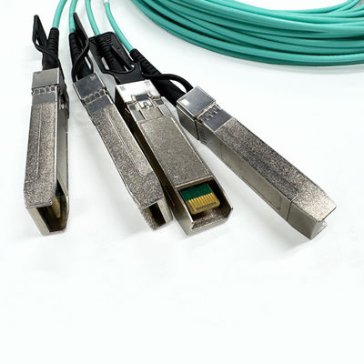 Yüksek kaliteli 100G QSFP28 OM3 Aktif Optik Kablo AOC Ağ için kullanılan Kablo optik alıcı