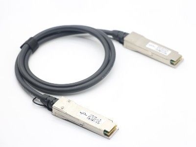 40G SFP DAC Kablosu QSFP+ To QSFP+ Pasif Bakır Kablosu PVC Siyah