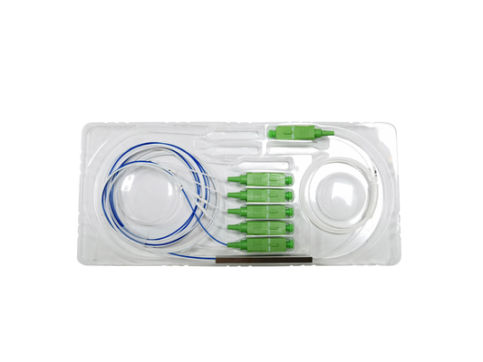 Fabrika Fiyatı FTTH Dengeli Olmayan 1*5 Mini Tip PLC Ayırıcı SC Konnektör Fiber Optik Telekomünikasyon Gücü Optik Ağ Sistemleri için