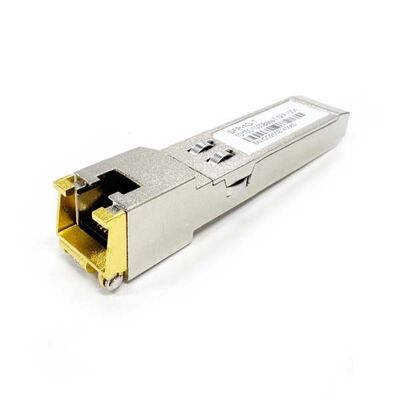 10/100/1000M Copper SFP Transceiver 1.25 G SFP To RJ45 Connect With Cat5 Cat6 Copper Cable LAN Network