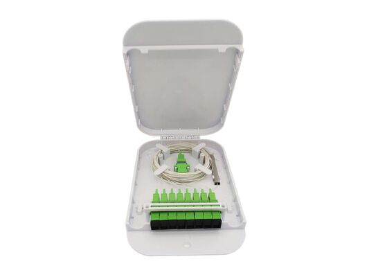 FTTH Ev ve Dış Duvar Montajı için 1X8 Splitter ile Fiber Optic Termination Box